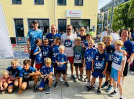 Unsere E2-Junioren beim Benefizlauf in Merseburg