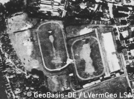 Historische Luftbildaufnahme von 1937 (© GeoBasis-DE / LVermGeo LSA)