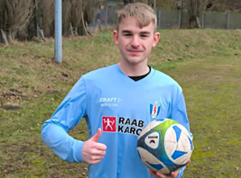 U19-Keeper Pascal Archner trifft nach 10 Minuten zum entscheidenden 1:0 in Naumburg