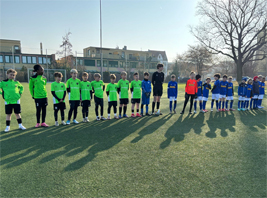 In einem Freundschaftsspiel gewannen unsere E1-Junioren 5:3 gegen den SV Merseburg 99